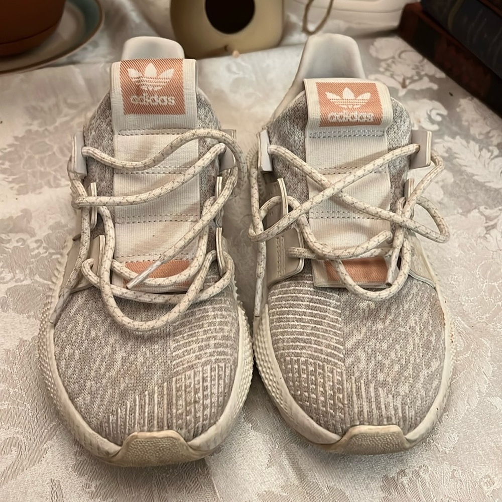 Adidas Prophere; woman's size 6 - grey, white and pink.